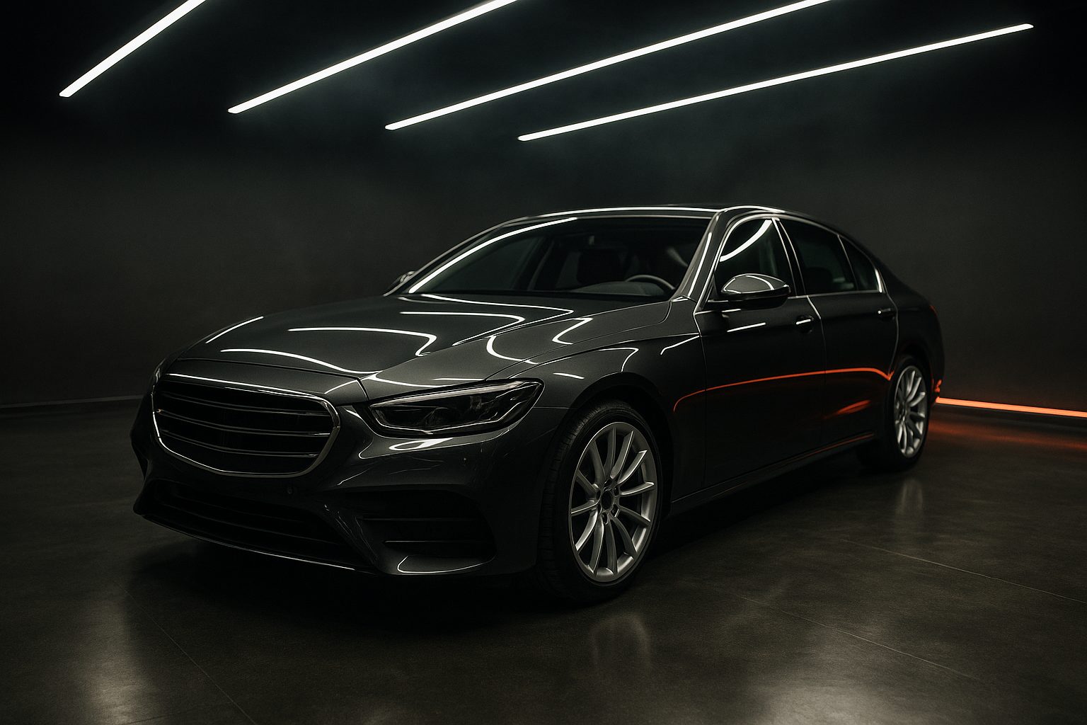 Detailing automobile a Nantes : carrosserie noire premium traitee en studio